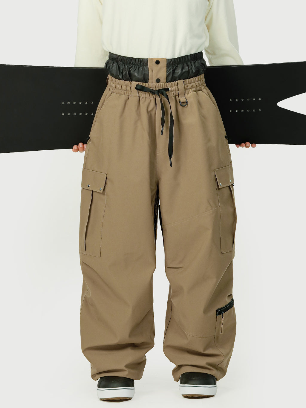 Techline Utility Cargo-Schneehose für Herren, inspiriert von Arbeitskleidung – Baggy Freestyle-Passform