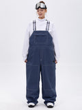 Damen City Chill Street Style Freerider Baggy Snow Bib Overalls