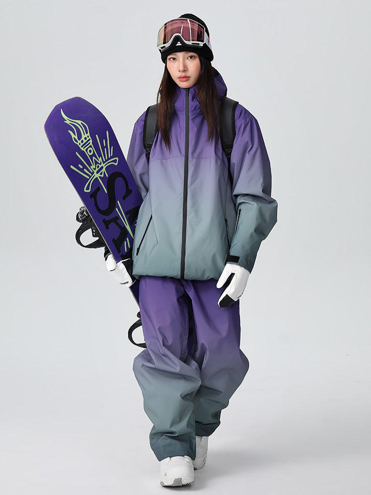 Searipe Alpine Horizon Fade Damen-All-Terrain-Schneeanzug mit Isolierung