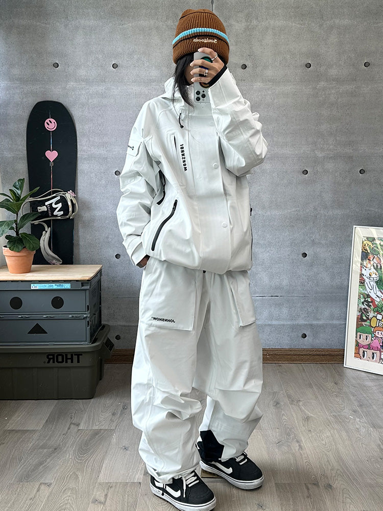 John Snow Damen-Skianzug im Cargo-Stil „Powder Pursuit Street Style“