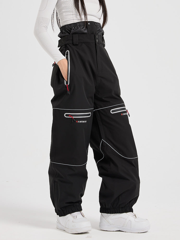 RAWRWAR Flyflow Light Reflective Mountain Pro Baggy Damen-Skihose
