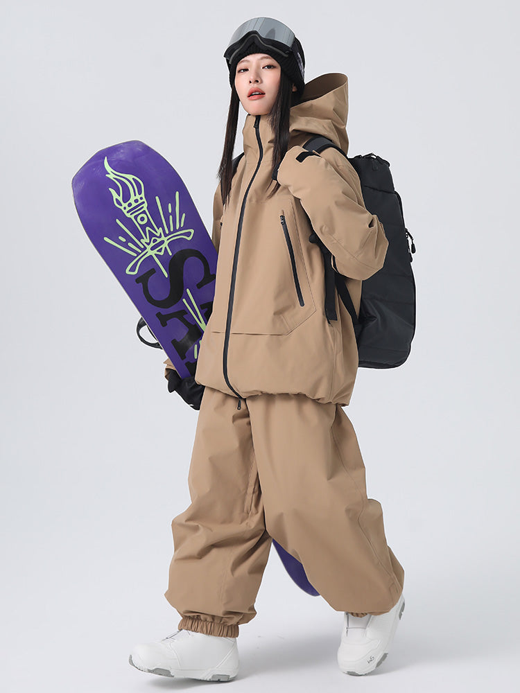 Searipe Unisex Strapazierfähiger Mountain Pro Allwetter-Schneeanzug für Damen und Herren