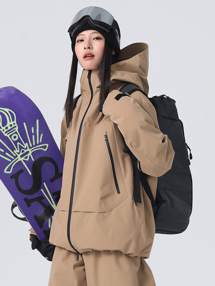 Searipe Damen-Skijacke „Durable Mountain Pro“ – Allwetter-Schneejacke im Baggy-Stil