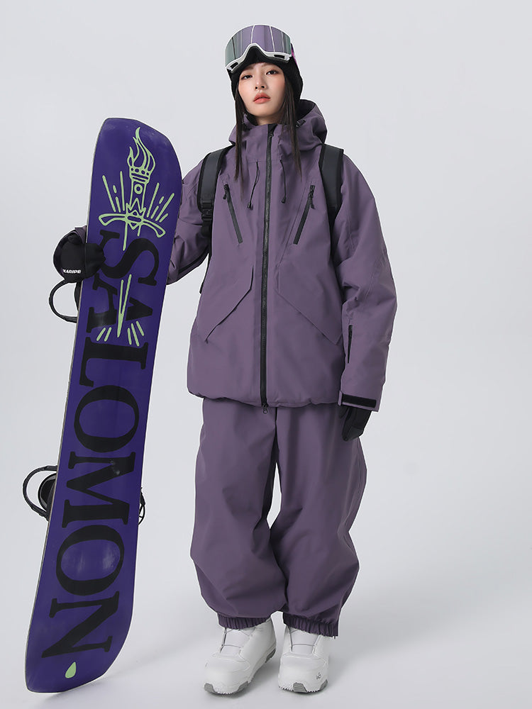 Searipe Unisex CoreBuild Allwetter-Schneeanzug für Damen, locker geschnitten