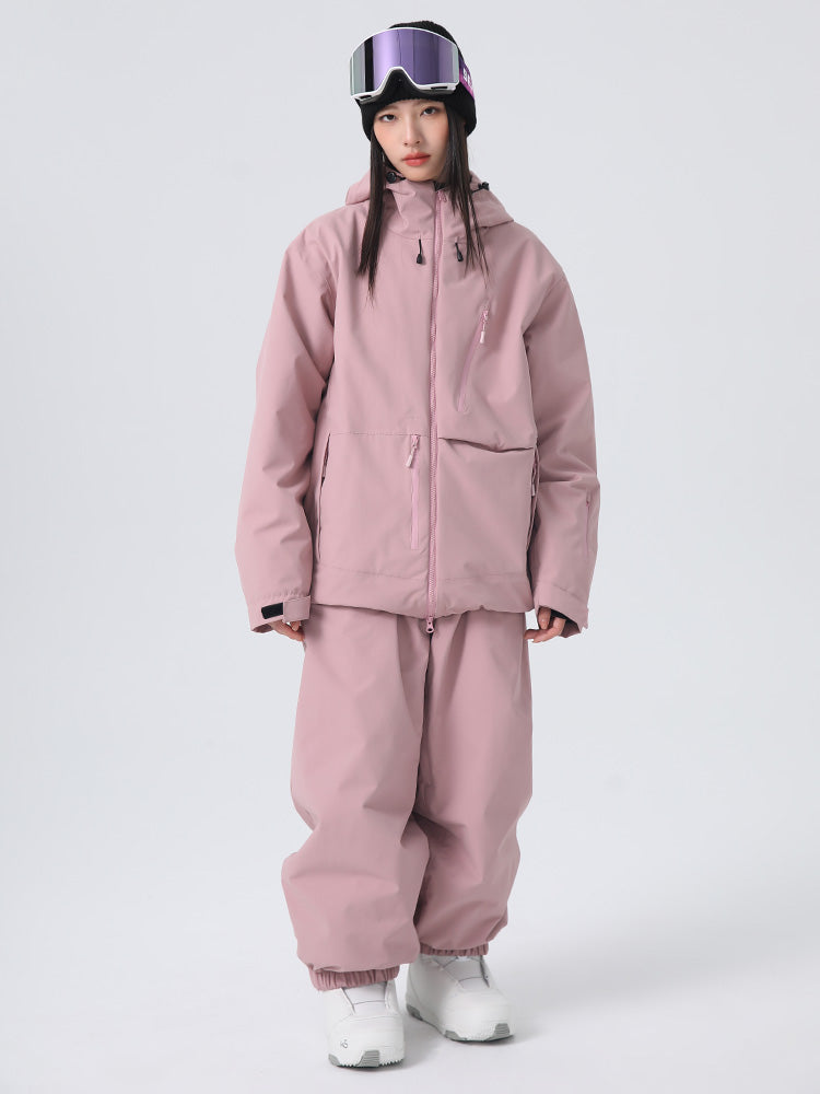 Searipe Unisex Strapazierfähiger Mountain Rider Allwetter-Schneeanzug für Damen und Herren