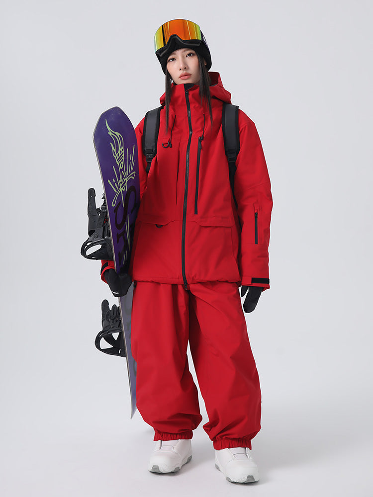 Searipe Unisex Allwetter-Schneeanzug für Damen, Mountainbiker und Backcountry-Einsatz