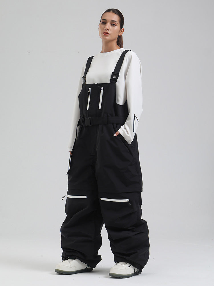 Gsou Snow Mountain Chill Freestyle Baggy Snowboard-Bibs für Damen