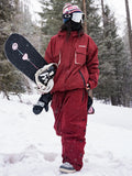 John Snow Damen-Skianzug im Urban Edge Streetwear-Stil, locker geschnitten