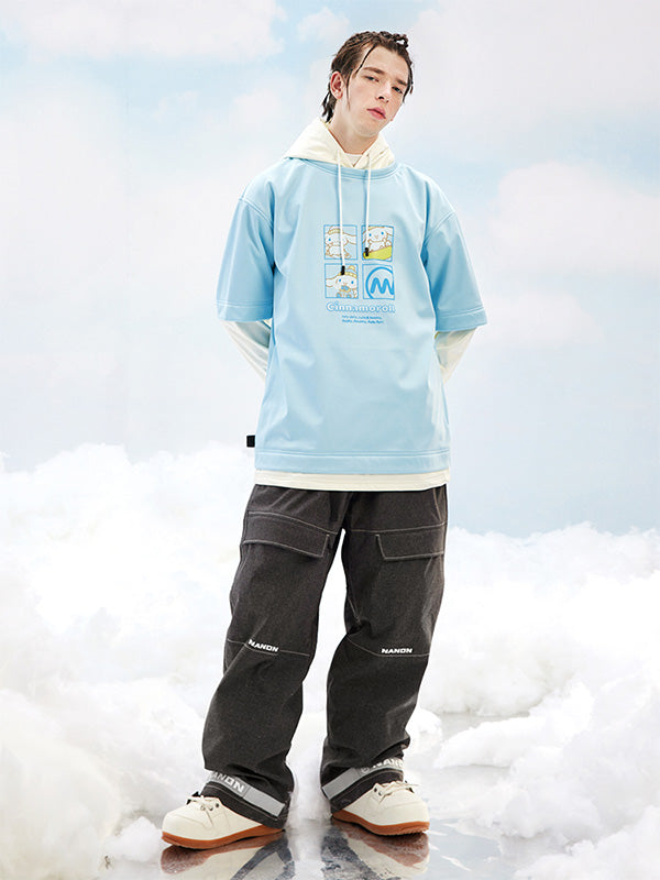 Nandn x Hello Kitty Snowboard-Hoodie für Herren
