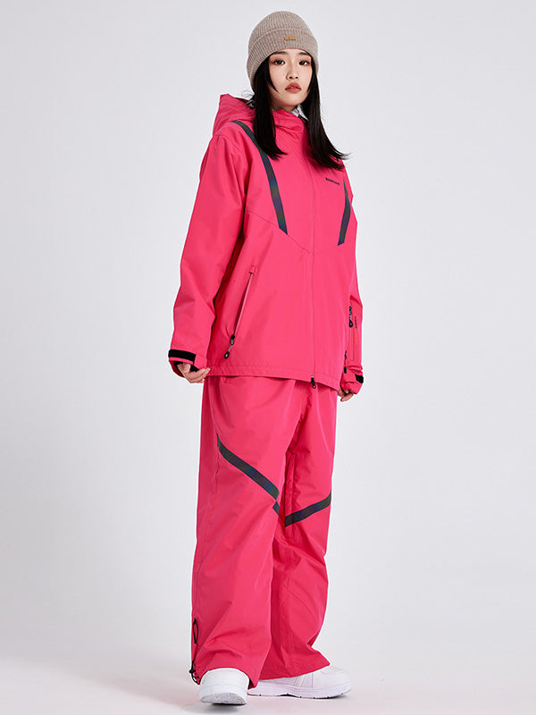 RAWRWAR Mountain Chill Baggy-Schneeanzüge für Damen