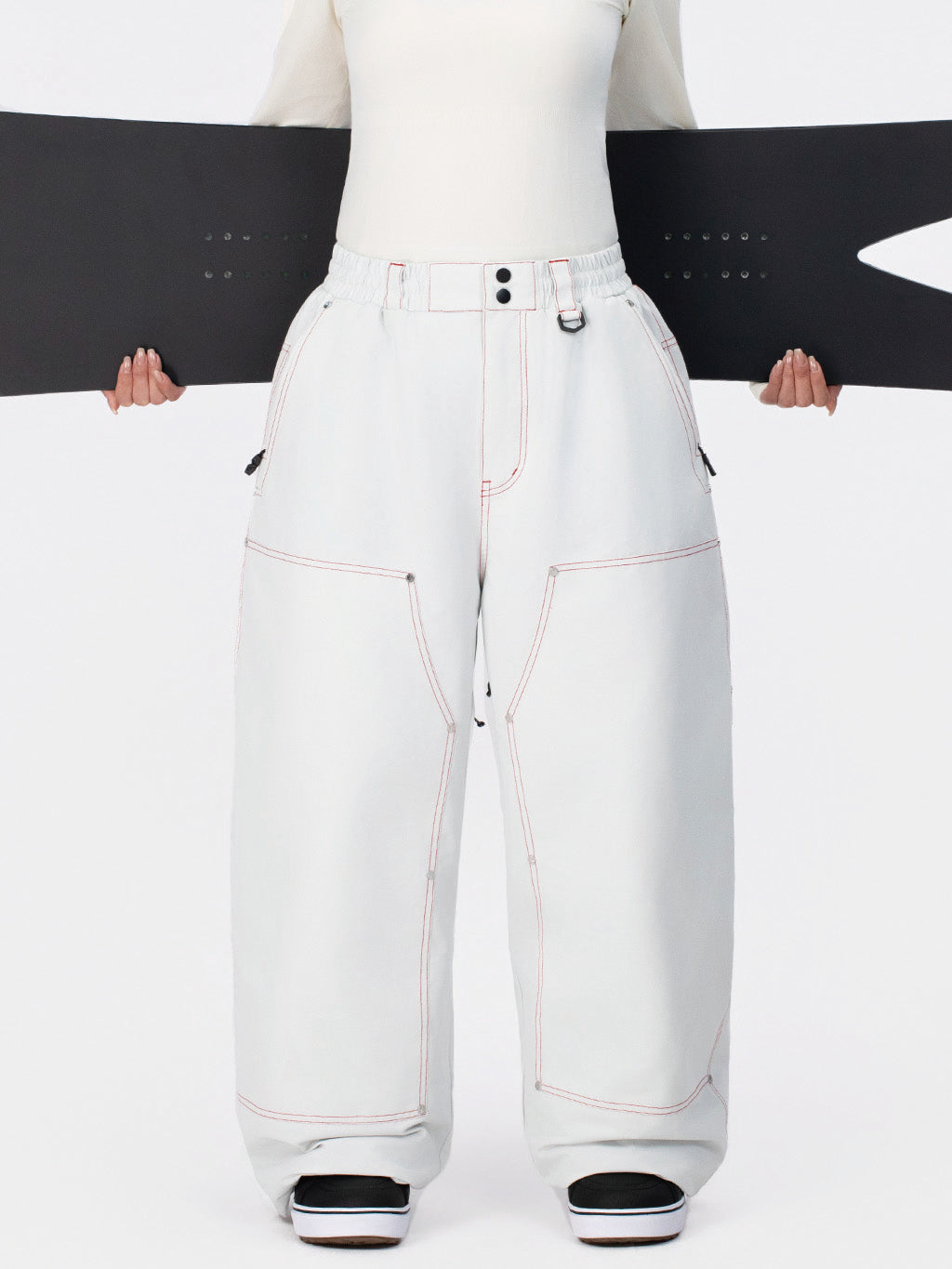 UrbanCraft Utility Freeride Baggy Snowboardhose für Damen mit verstärkten Einsätzen