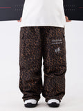 Damen Wild Soul Steeze Shred Master Baggy Street Cargo Leopard Schneehose / Shorts