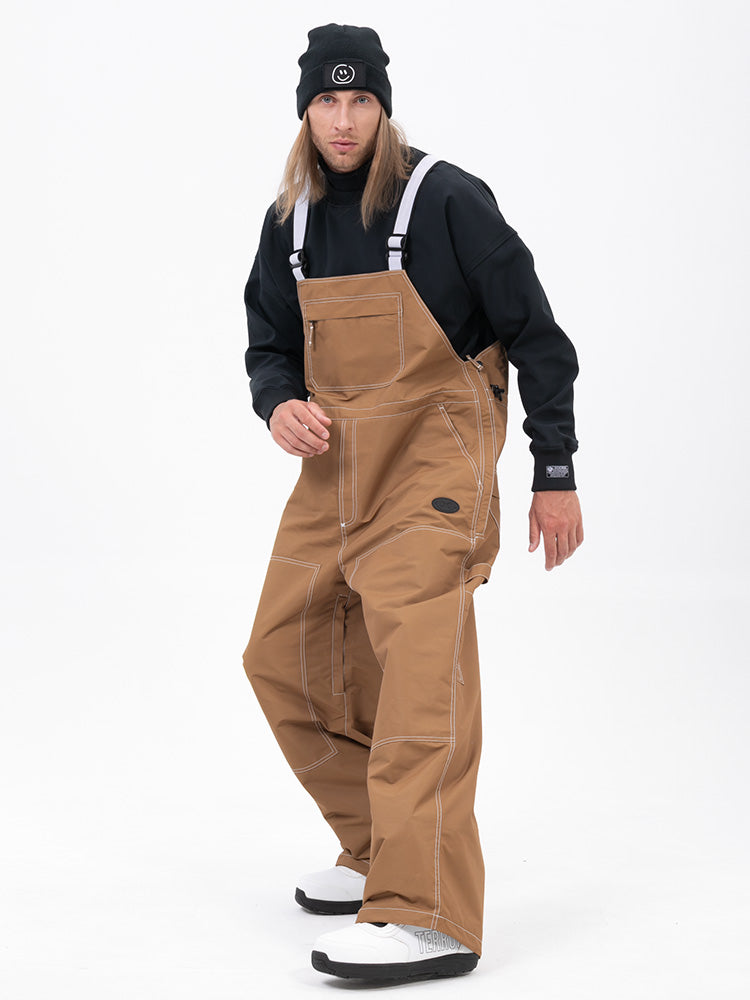 Herren City Chill Street Style Freerider Baggy Snow Bib Overalls