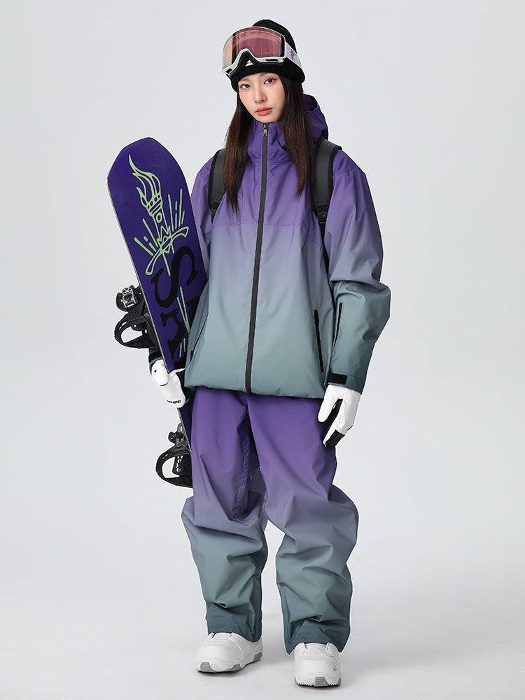 Searipe Alpine Horizon Fade Damen-All-Terrain-Schneeanzug mit Isolierung
