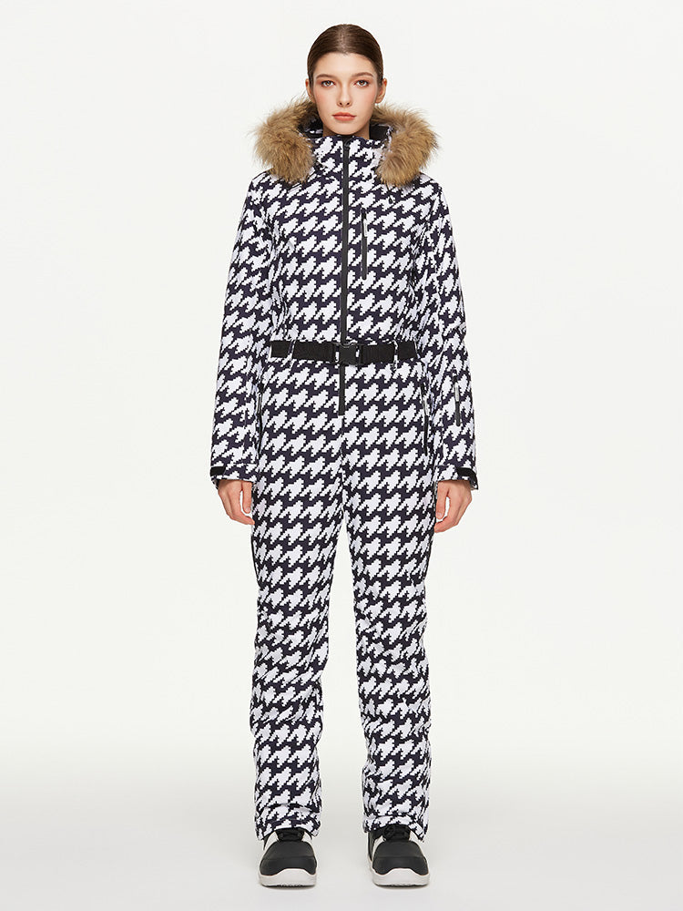 Arctic Queen Winter Fantasy Ganzkörper-Skioverall für Damen