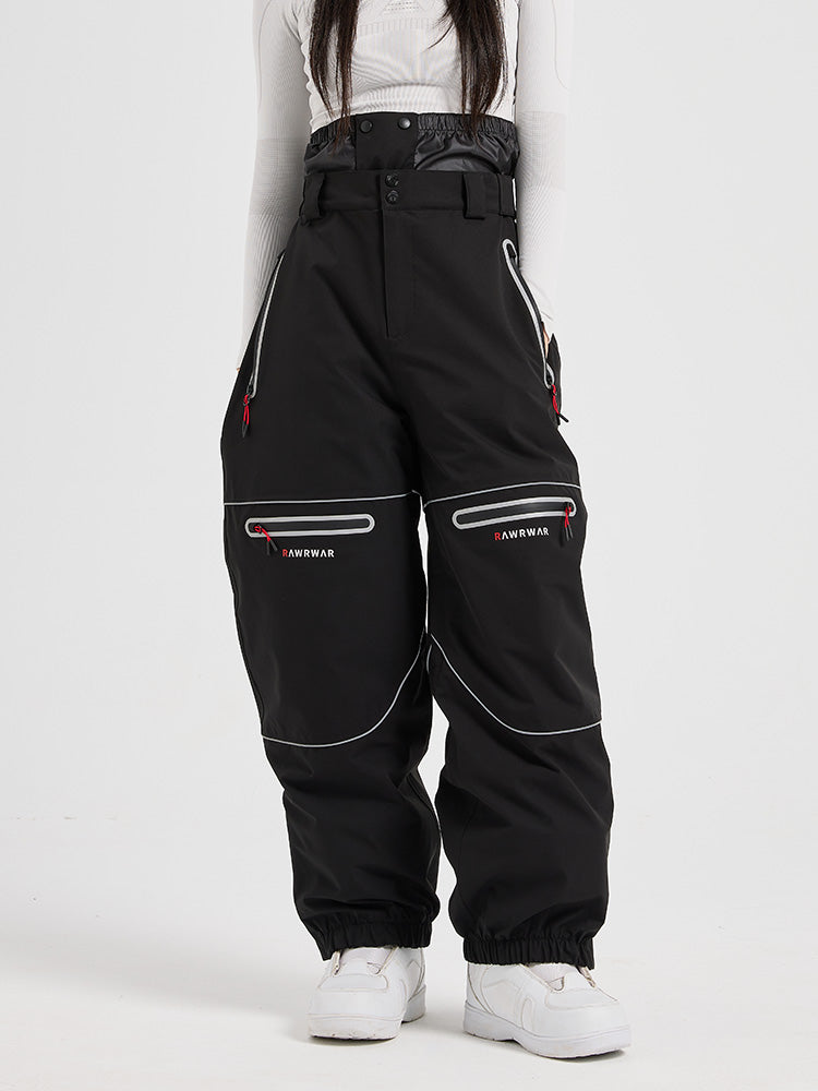 RAWRWAR Flyflow Light Reflective Mountain Pro Baggy Damen-Skihose