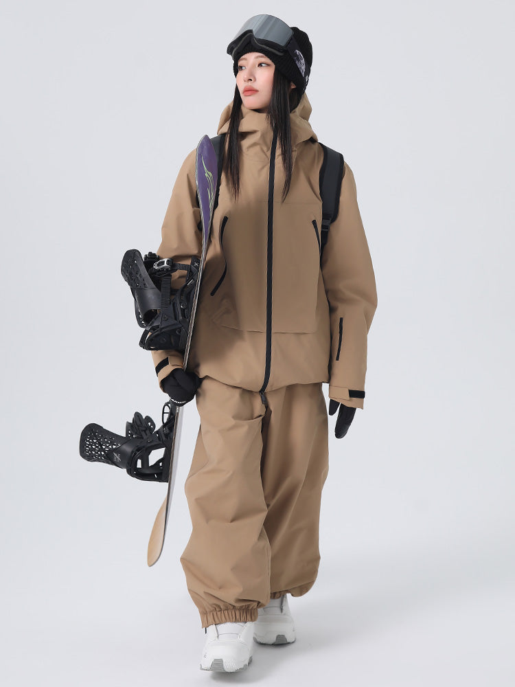 Searipe Unisex Strapazierfähiger Mountain Pro Allwetter-Schneeanzug für Damen und Herren