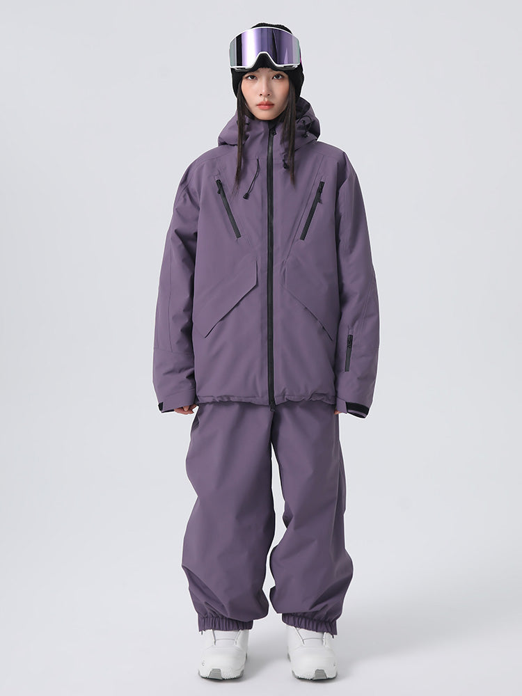 Searipe Unisex CoreBuild Allwetter-Schneeanzug für Damen, locker geschnitten