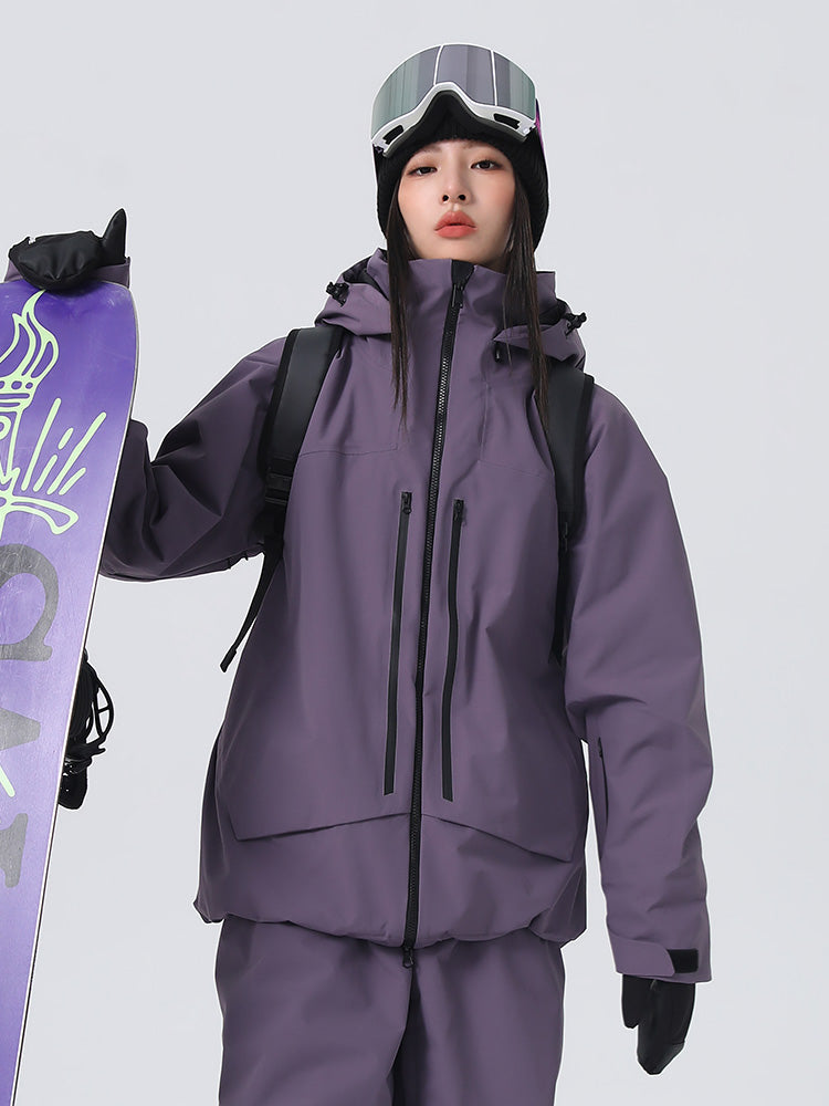 Searipe Unisex Ridge Master Mountain Freerider Baggy Schneejacke für Damen und Herren