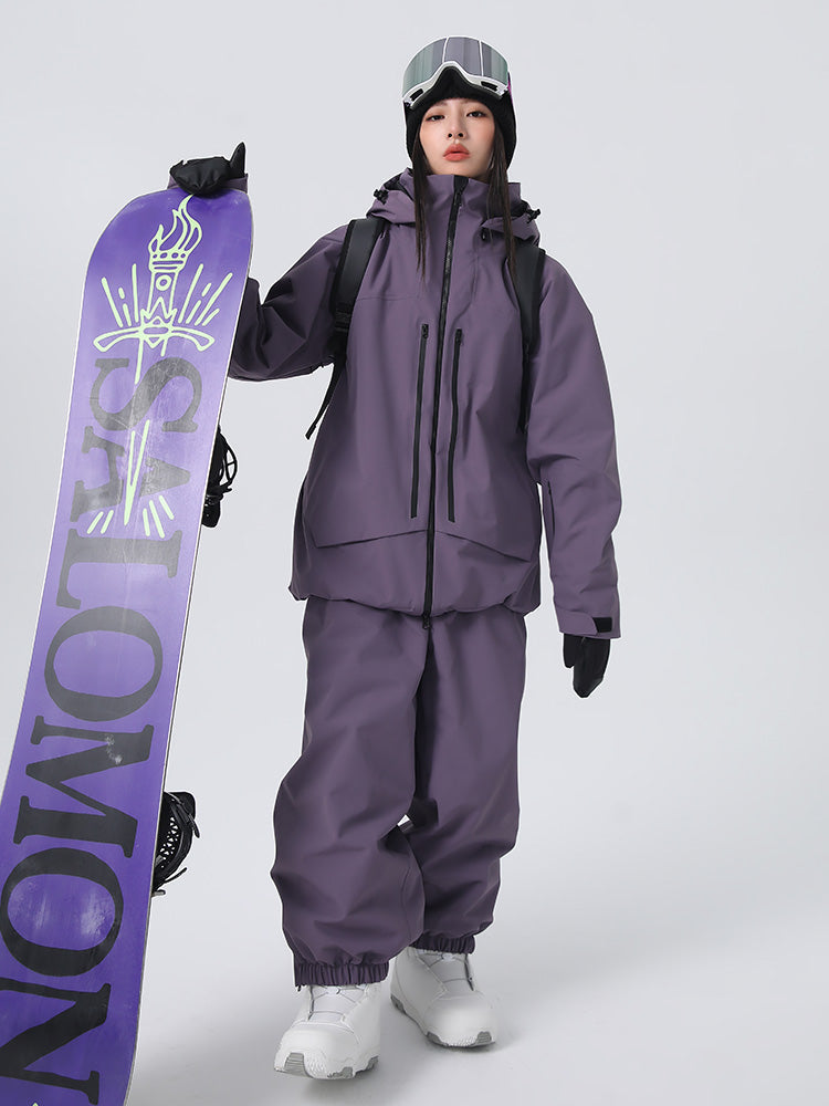 Searipe Unisex Ridge Master Mountain Freerider Baggy Schneeanzug für Damen und Herren