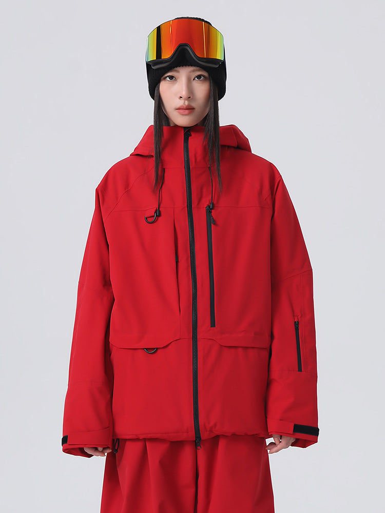Searipe Unisex Allwetter-Berg- und Backcountry-Schneejacke für Damen