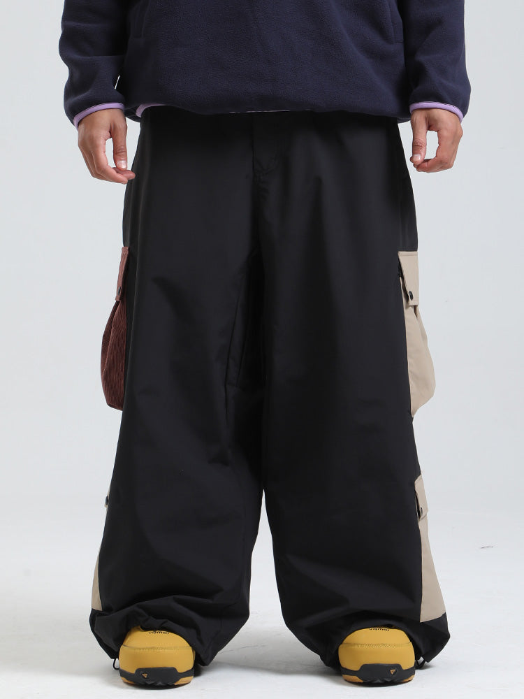 Gsou Snow Powder Chaser Oversized Baggy Snowboardhose für Herren