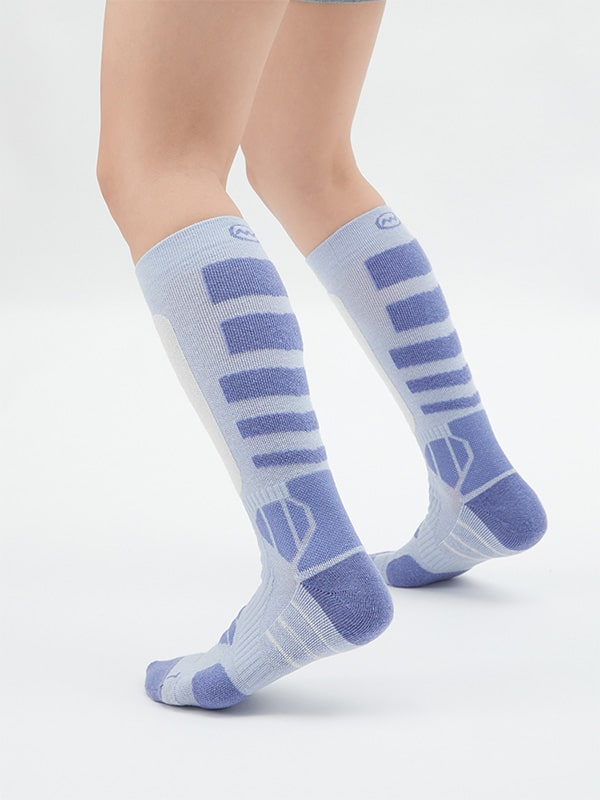 Nandn Unisex MountainTrail Warme Thermosocken aus Wolle, lang, Ski- und Snowboardsocken