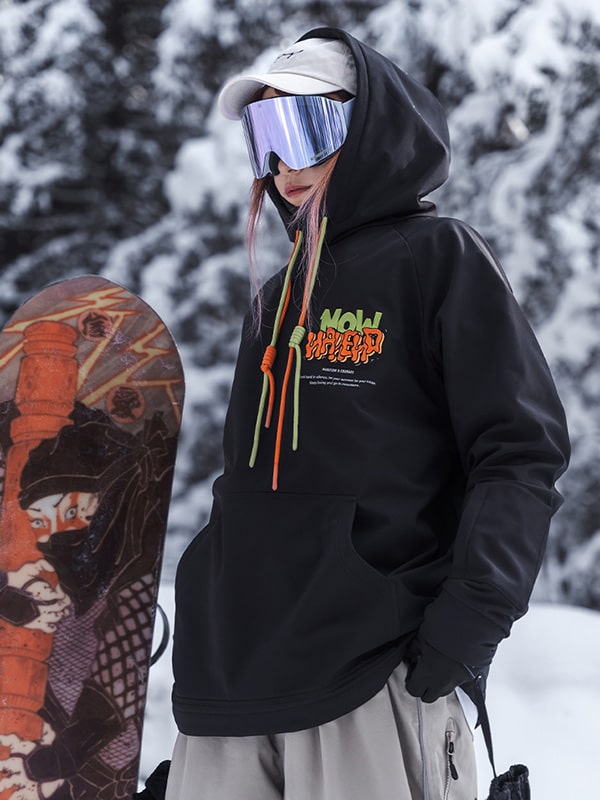 Damen-Snowboard-Hoodie „Nandn Mountain Chill Out Baggy“
