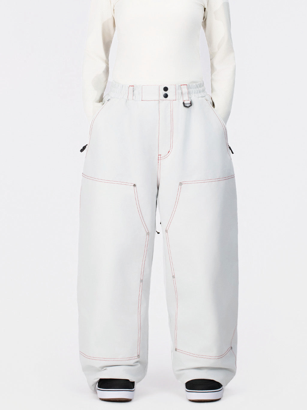 UrbanCraft Utility Freeride Baggy Snowboardhose für Damen mit verstärkten Einsätzen