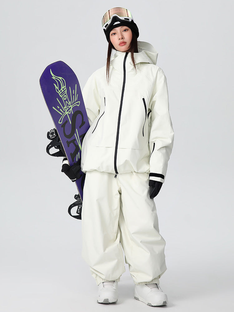 Searipe Unisex Strapazierfähiger Mountain Pro Allwetter-Schneeanzug für Herren, locker geschnitten