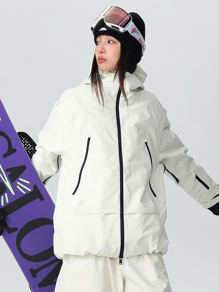 Searipe Damen-Skijacke „Durable Mountain Pro“ – Allwetter-Schneejacke im Baggy-Stil