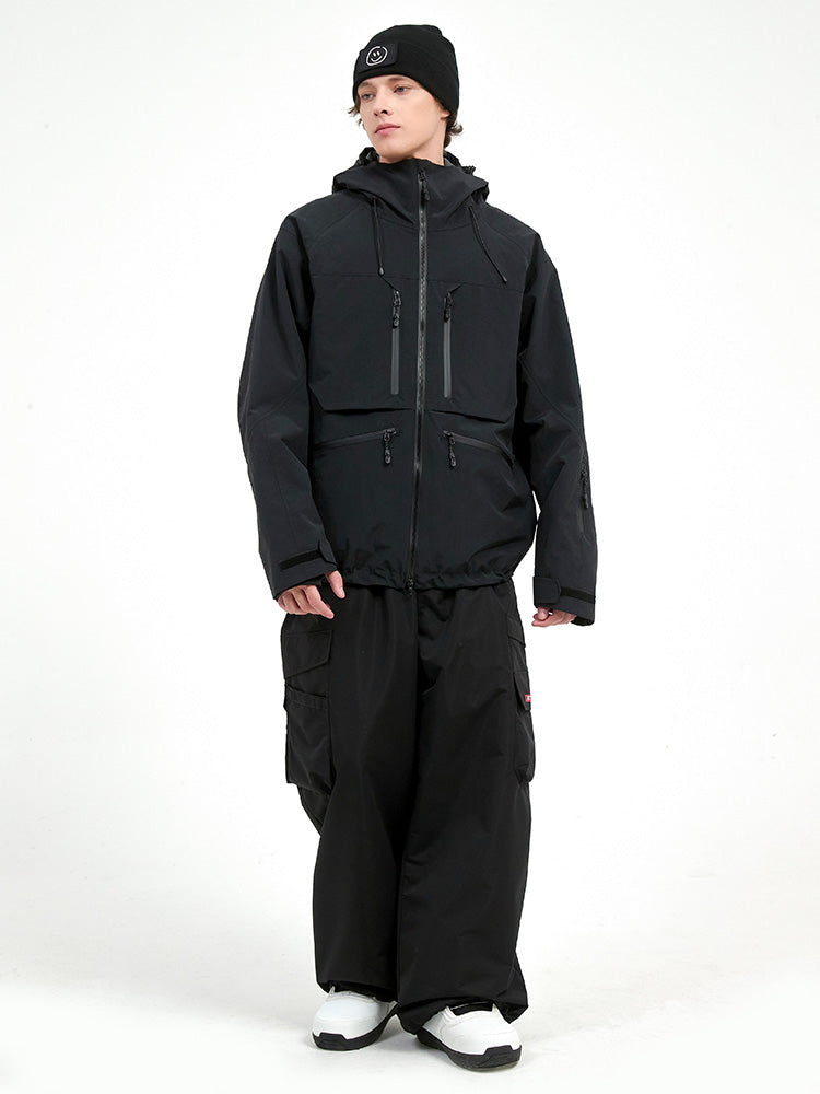 Strapazierfähiger Herren-Schneeanzug von Steeze HypeShred, Baggy Utility Cargo