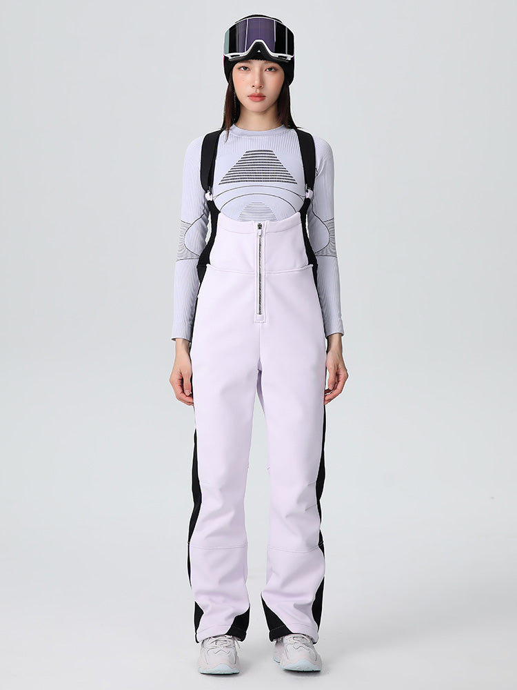 Searipe Retro Vibe Elegante Stretch-Ski-Latzhose für Damen