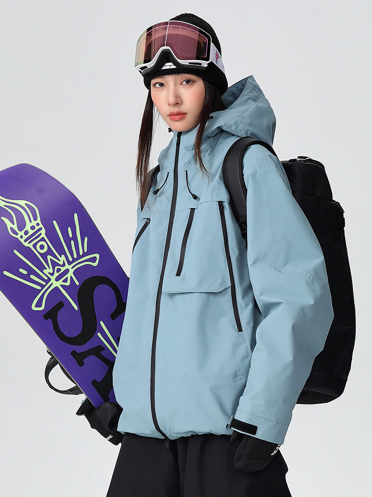 Searipe Durable Mountain Pro All-Terrain Baggy Schneejacke für Damen