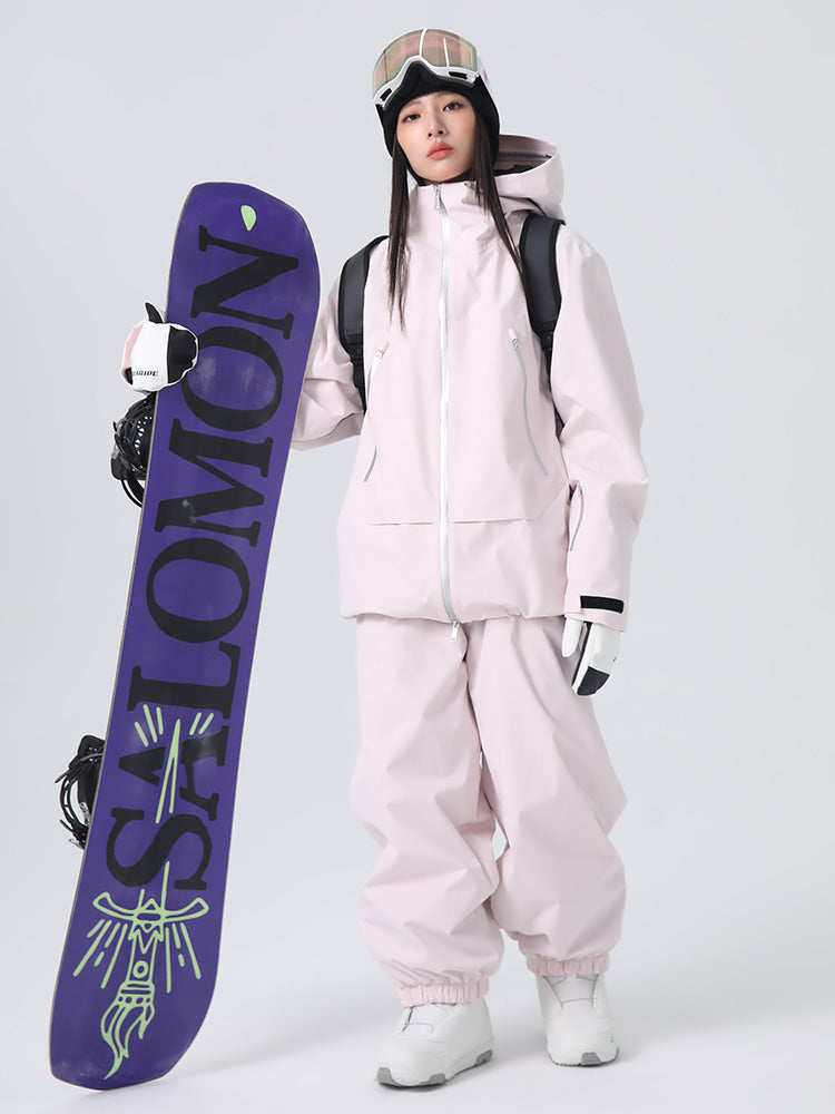Searipe Unisex Strapazierfähiger Mountain Pro Allwetter-Schneeanzug für Damen und Herren