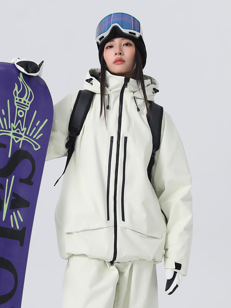 Searipe Unisex Ridge Master Mountain Freerider Baggy Schneejacke für Damen und Herren