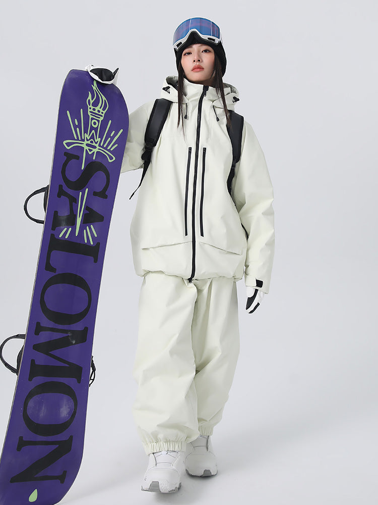 Searipe Unisex Ridge Master Mountain Freerider Baggy Schneeanzug für Damen und Herren