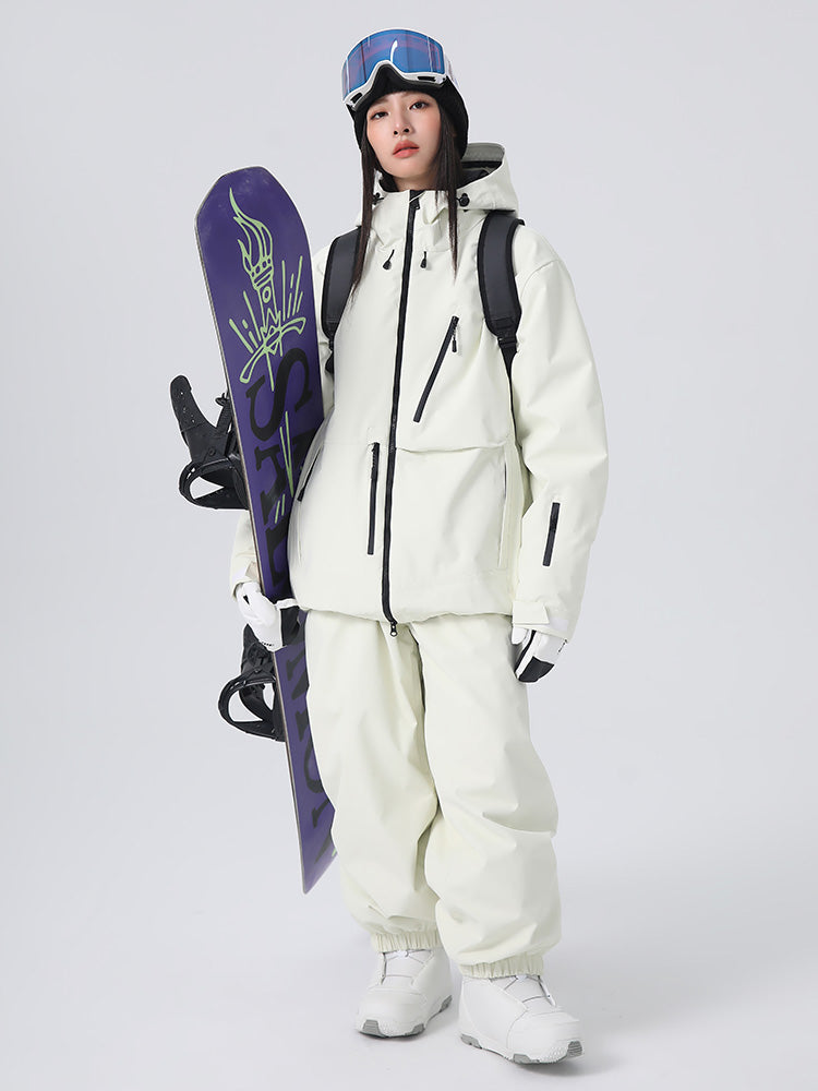 Searipe Unisex Strapazierfähiger Mountain Rider Allwetter-Schneeanzug für Damen und Herren