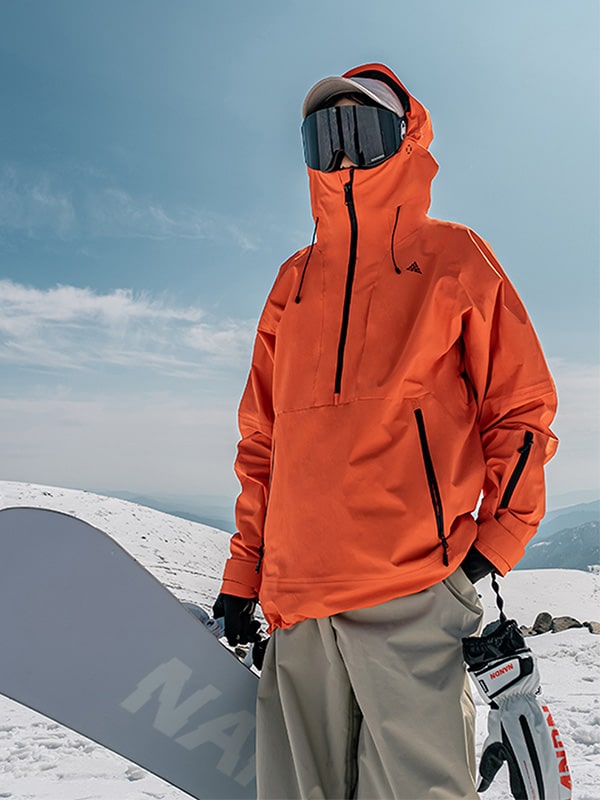 Nandn Snow Ace 3L wasserdichte Winter-Snowboardjacke für Damen