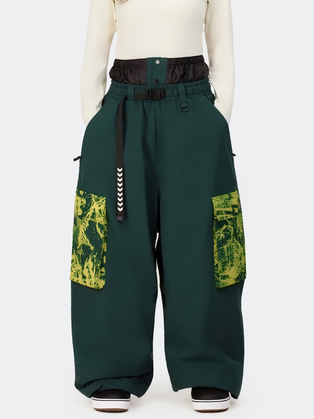 Hyper Flux Urban Graffiti Freestyle Baggy Cargo Snowboardhose für Damen - Park Rider