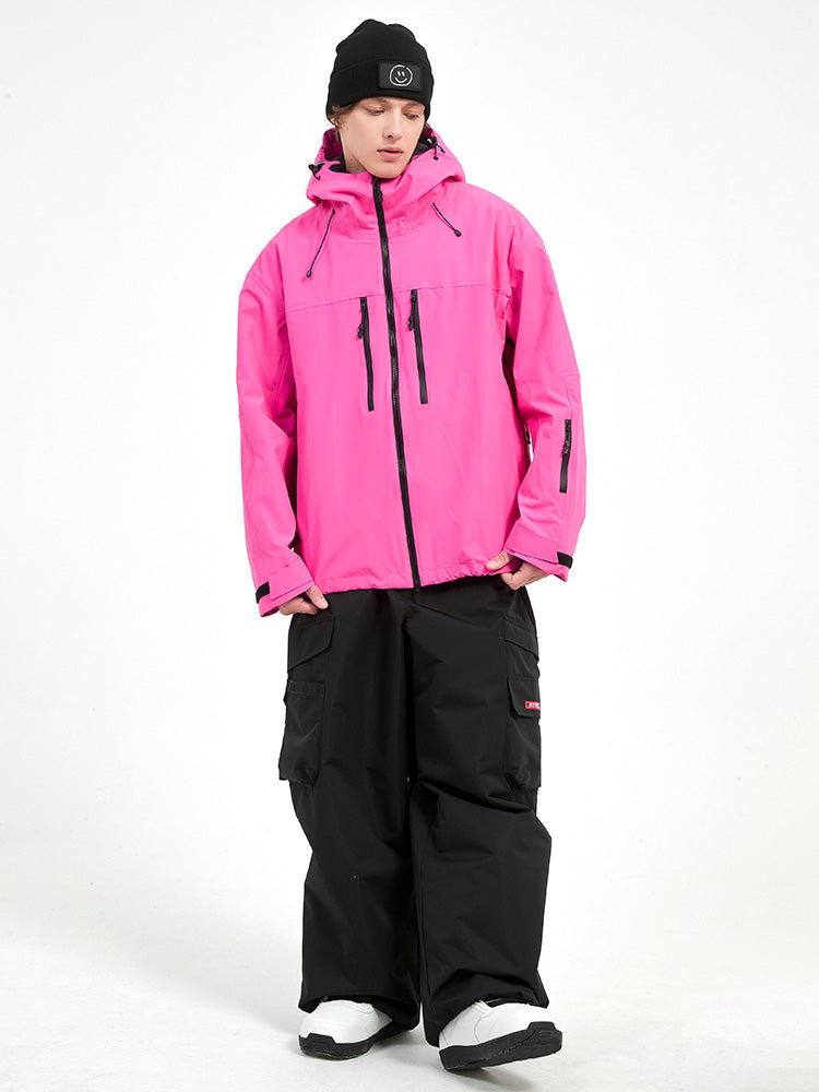 Robuster Mountain Pro Allwetter-Thermo-Schneeanzug für Herren, 3-lagig