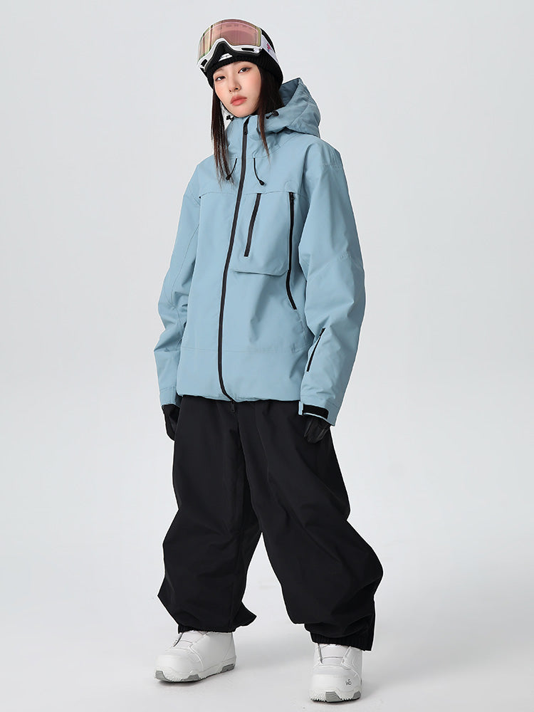 Searipe Unisex Strapazierfähiger Mountain Pro All-Terrain Baggy Schneeanzug für Herren