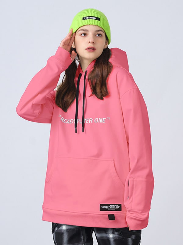 Damen-Hoodie von Nandn Mountain Player Freestyle Snowboard