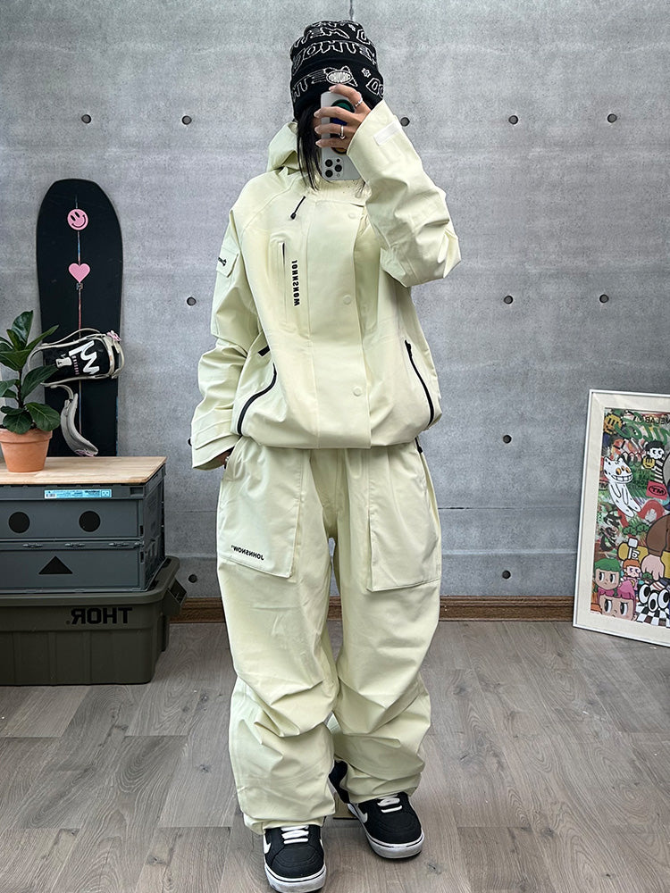 John Snow Damen-Skianzug im Cargo-Stil „Powder Pursuit Street Style“