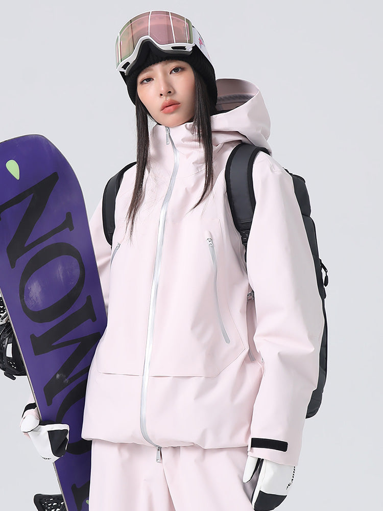 Searipe Damen-Skijacke „Durable Mountain Pro“ – Allwetter-Schneejacke im Baggy-Stil