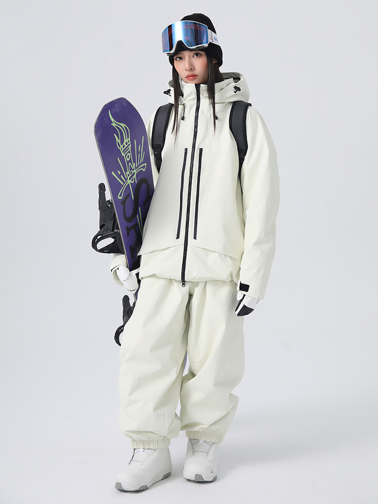 Searipe Unisex Ridge Master Mountain Freerider Baggy Schneeanzug für Damen und Herren