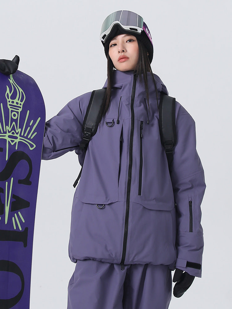 Searipe Unisex Allwetter-Berg- und Backcountry-Schneejacke für Damen