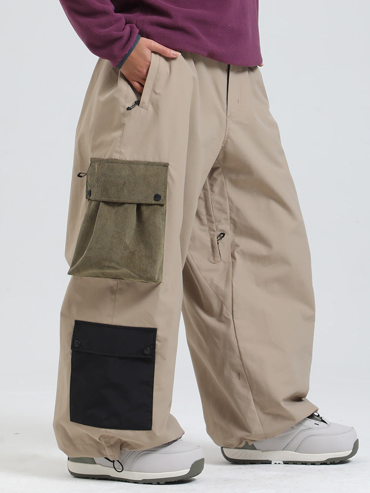 Gsou Snow Powder Chaser Oversized Baggy Snowboardhose für Damen