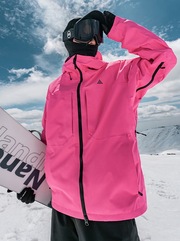 Nandn 3L Arctic Blitz wasserdichte Snowboardjacke für Damen