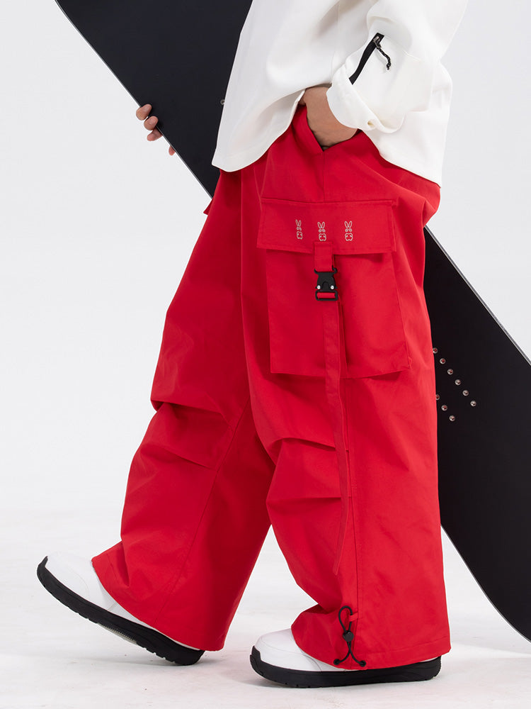 Damen Rabbit Snow UrbanRush Prime Oversize Baggy Schneehose